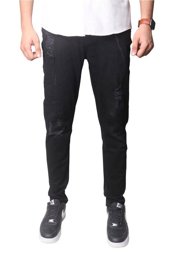 VICTORIA - JET BLACK RIPPED