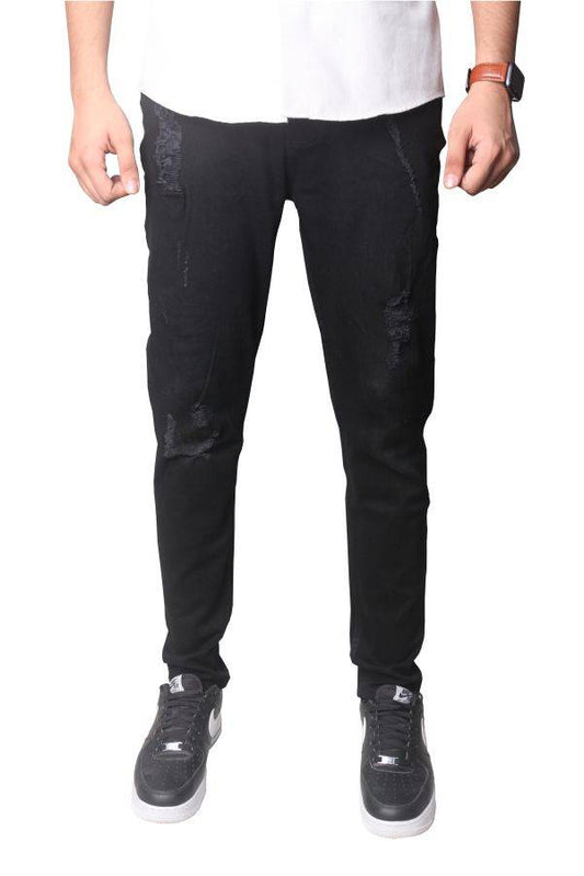 VICTORIA - JET BLACK RIPPED