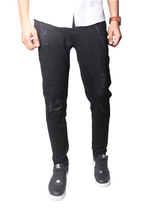 VICTORIA - JET BLACK RIPPED
