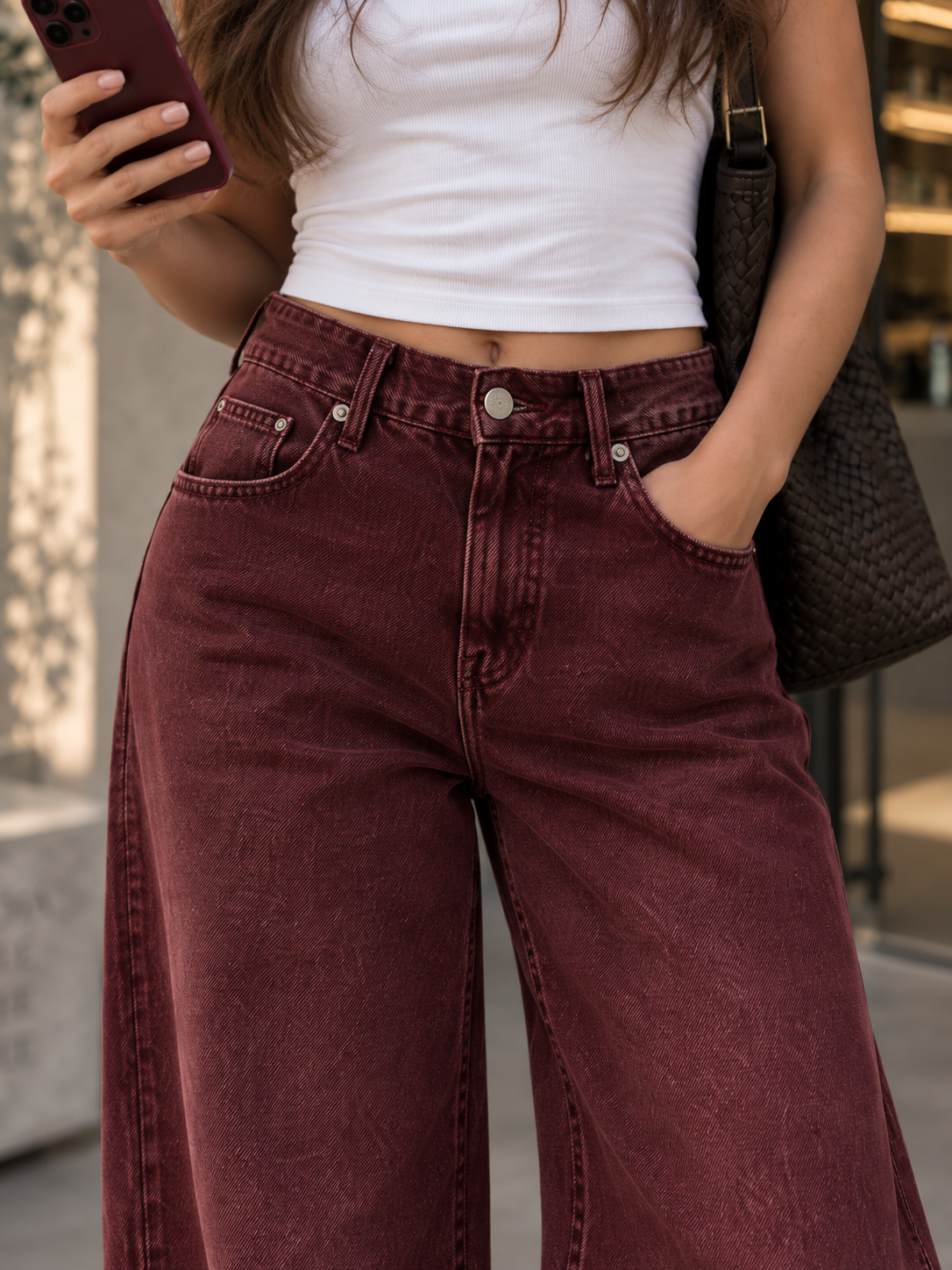 DIJON - F026 - MAROON WINE